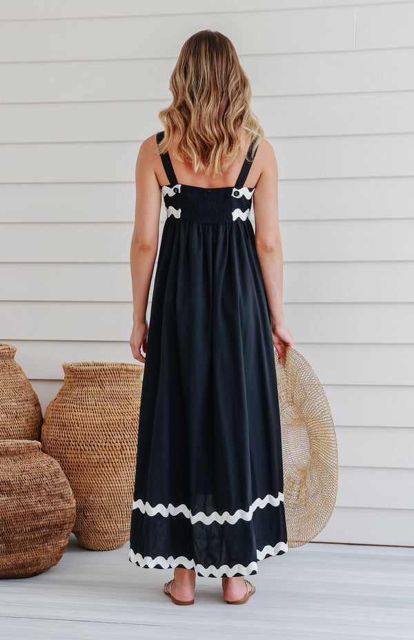 SOLANA DRESS - BLACK