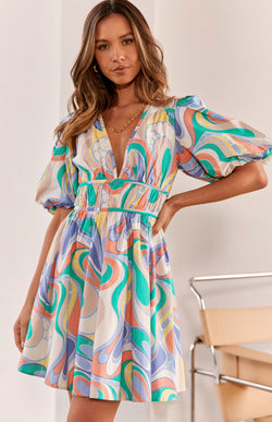 MONUMENT DRESS - ABSTRACT