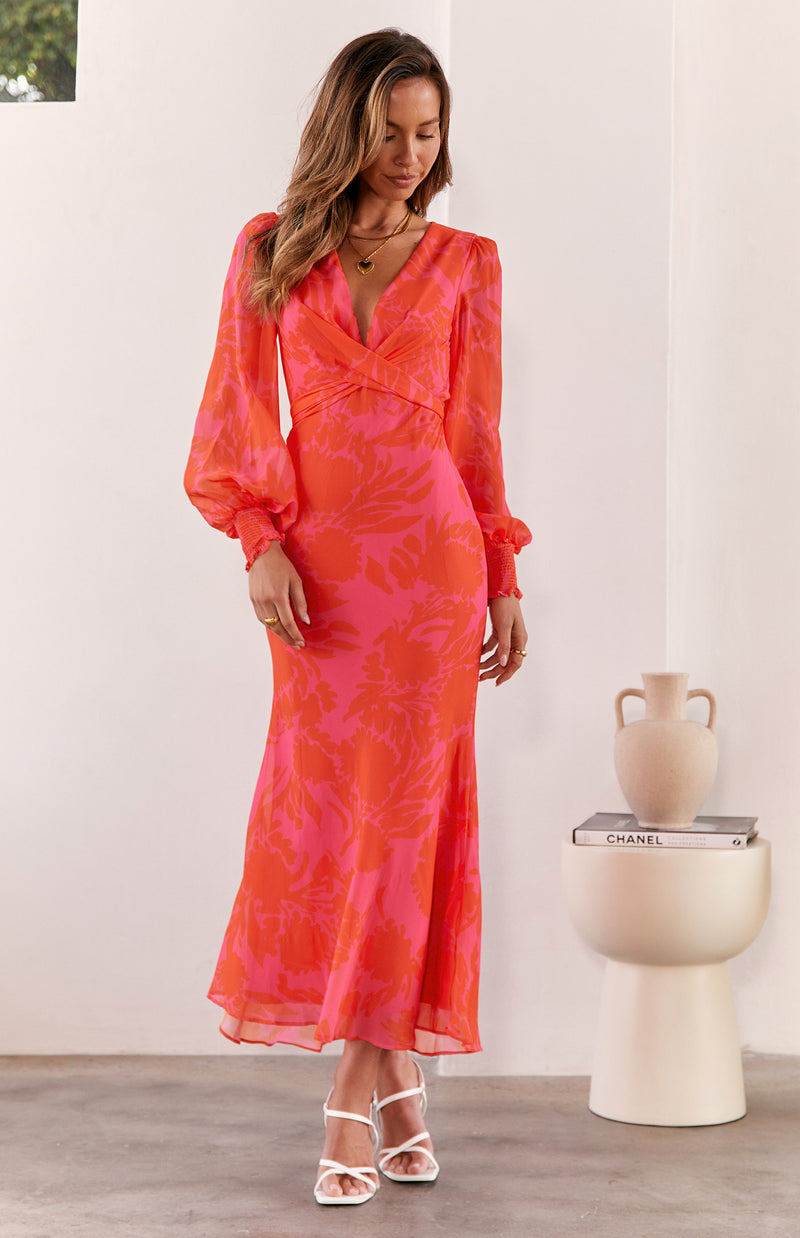 RULER DRESS - PINK/ORANGE