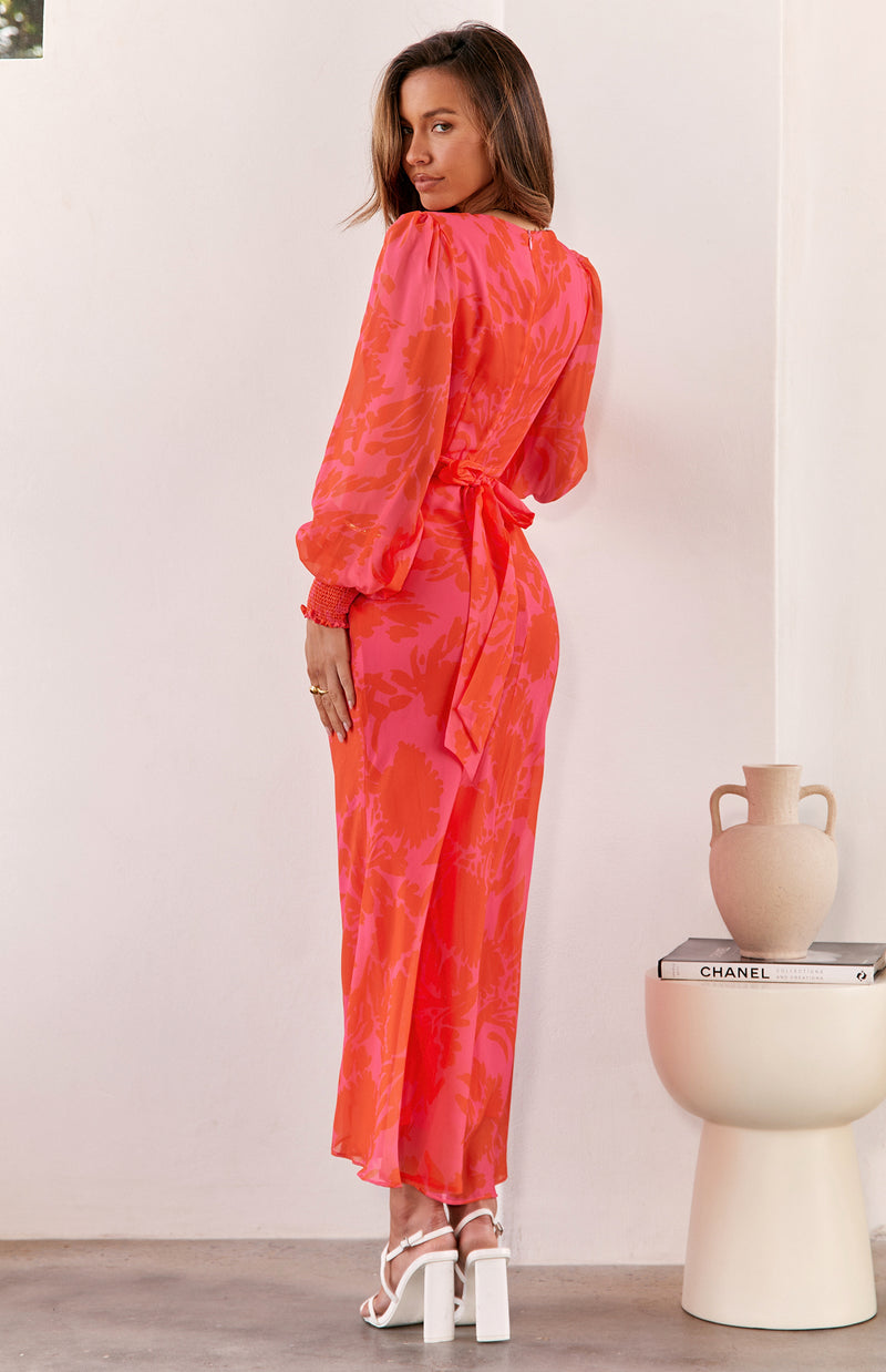 RULER DRESS - PINK/ORANGE