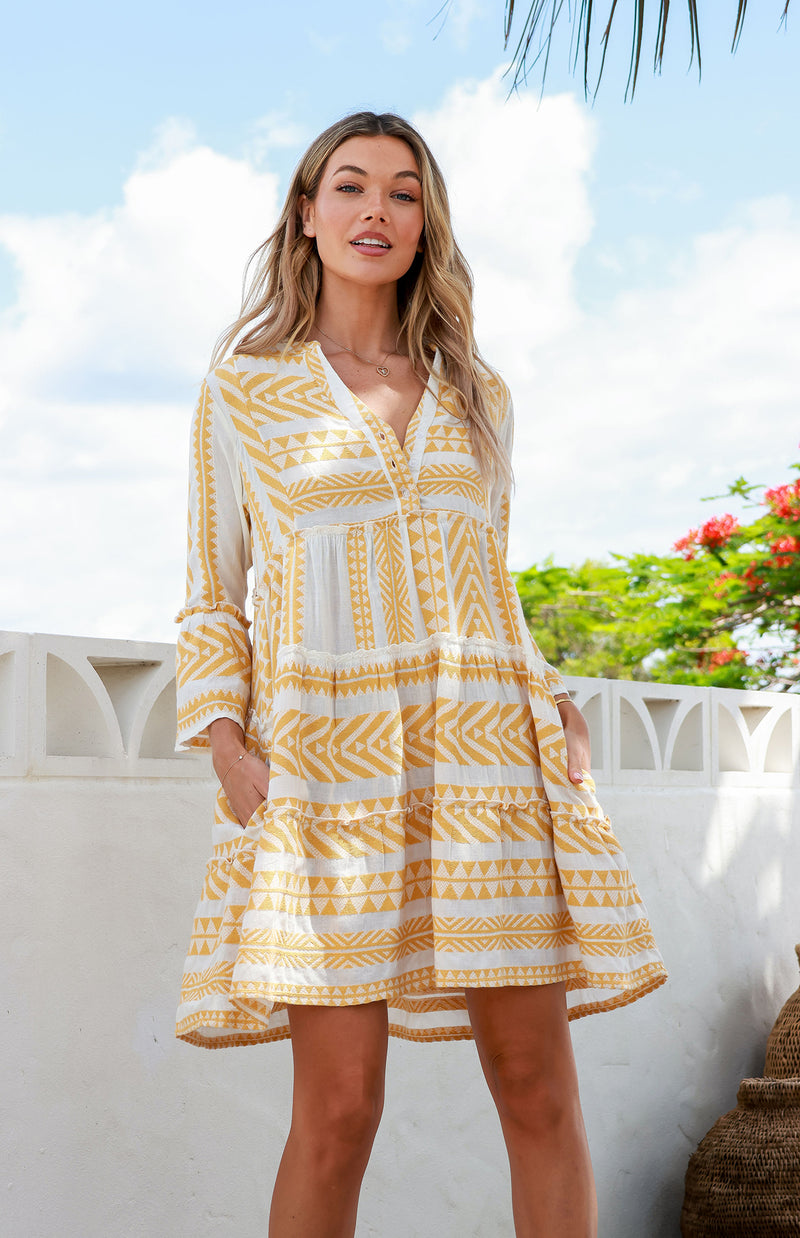 MOROCCO DRESS - LATTE