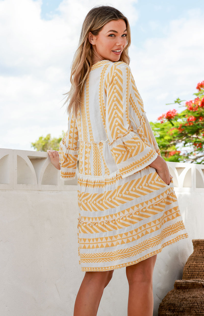 MOROCCO DRESS - LATTE