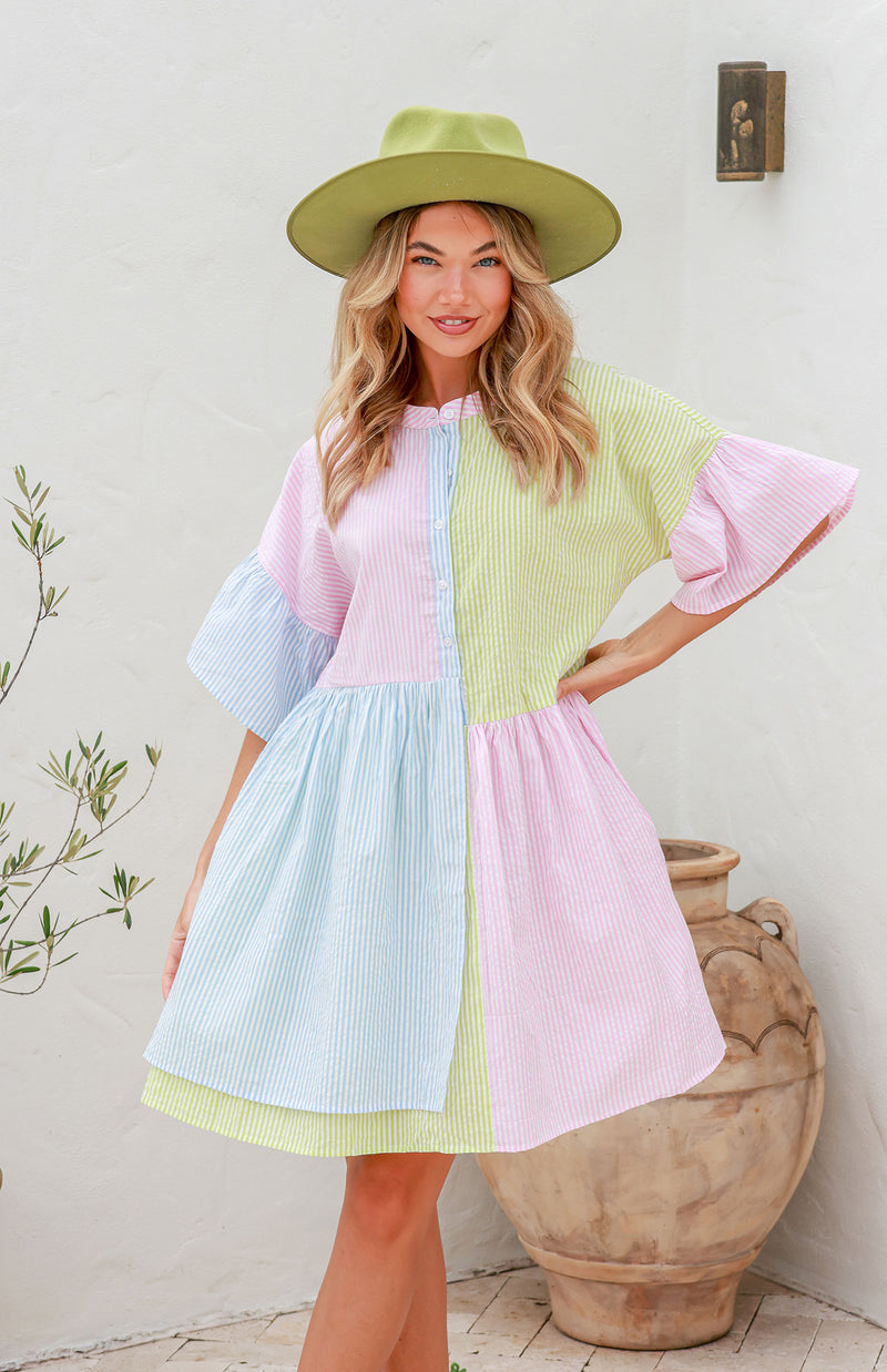 REGGIE DRESS - MULTI