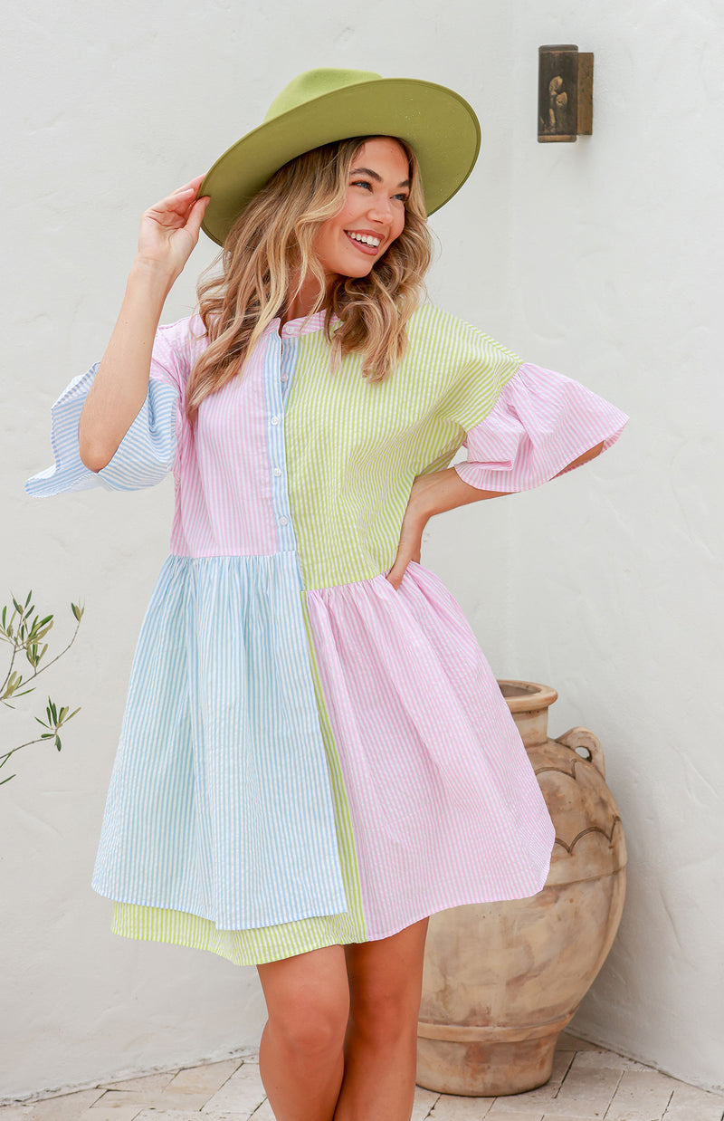 REGGIE DRESS - MULTI