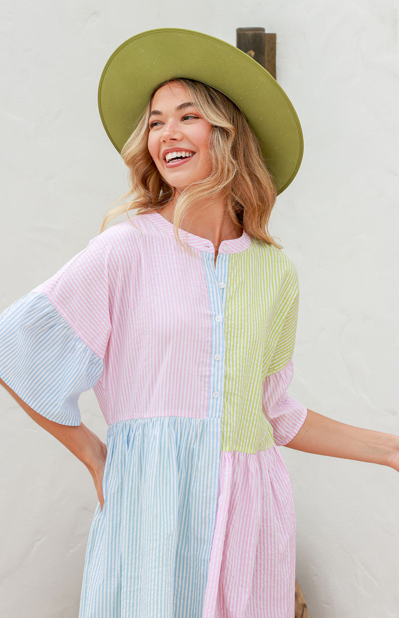 REGGIE DRESS - MULTI