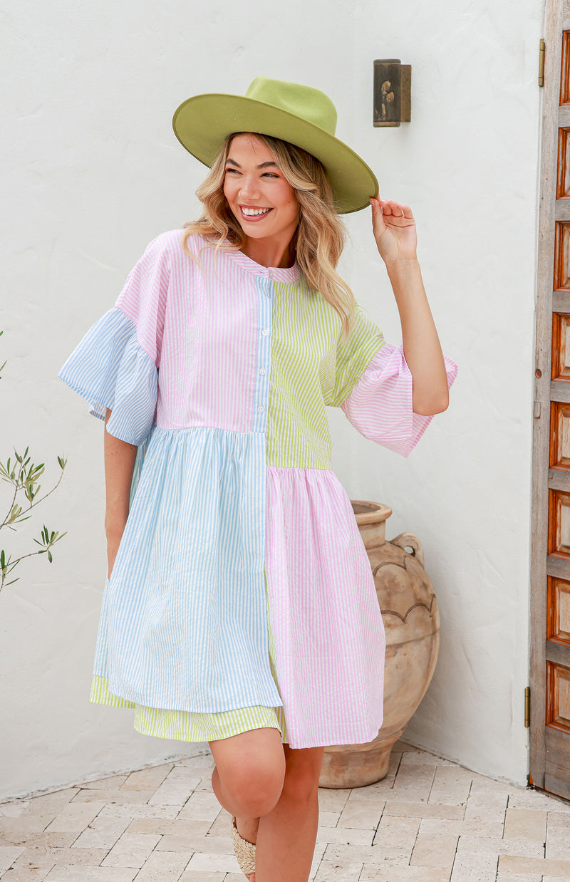 REGGIE DRESS - MULTI