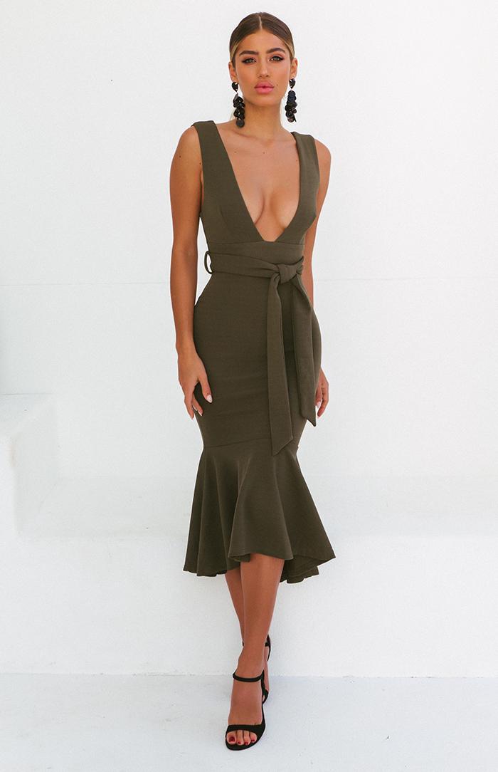 MALABAR DRESS - KHAKI