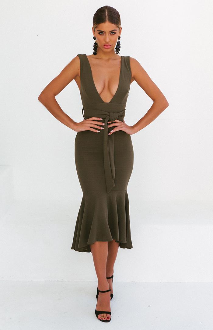 MALABAR DRESS - KHAKI