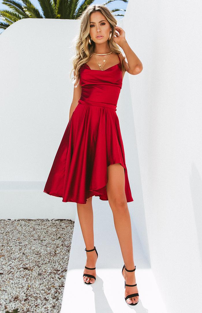 KOHLI DRESS - WINE
