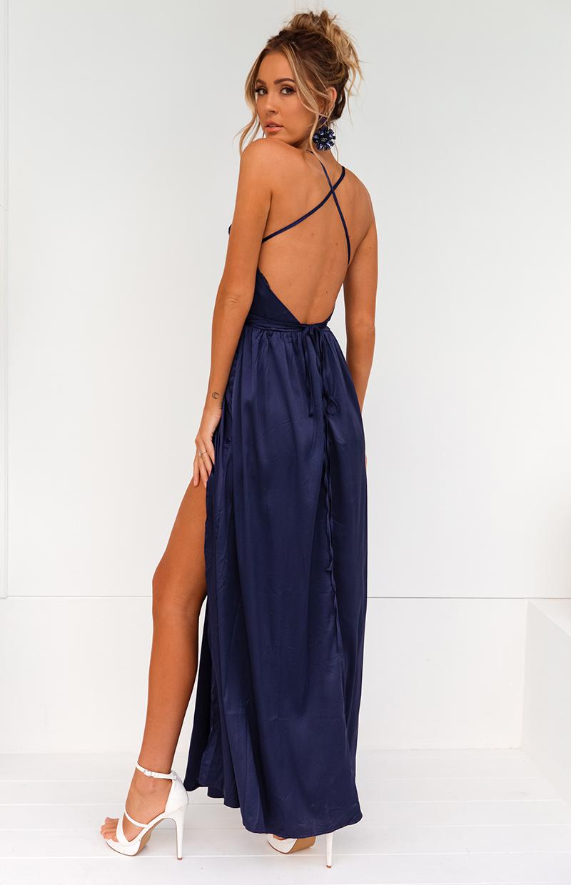 NINA MAXI - NAVY