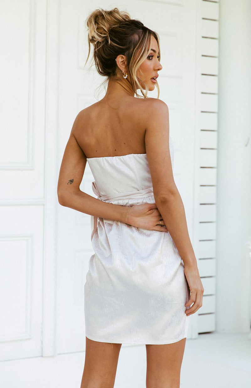 TOBIN DRESS - CHAMPAGNE