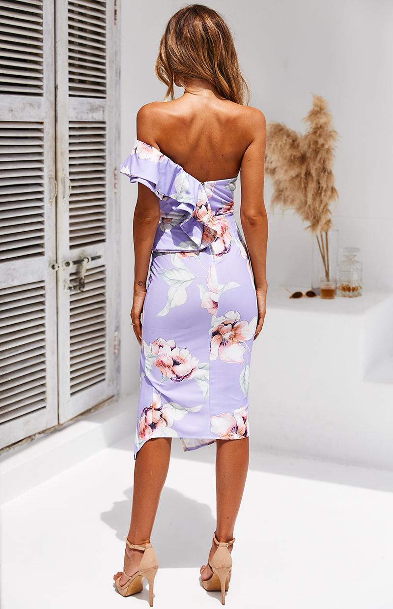 ROSA DRESS - LILAC PRINT