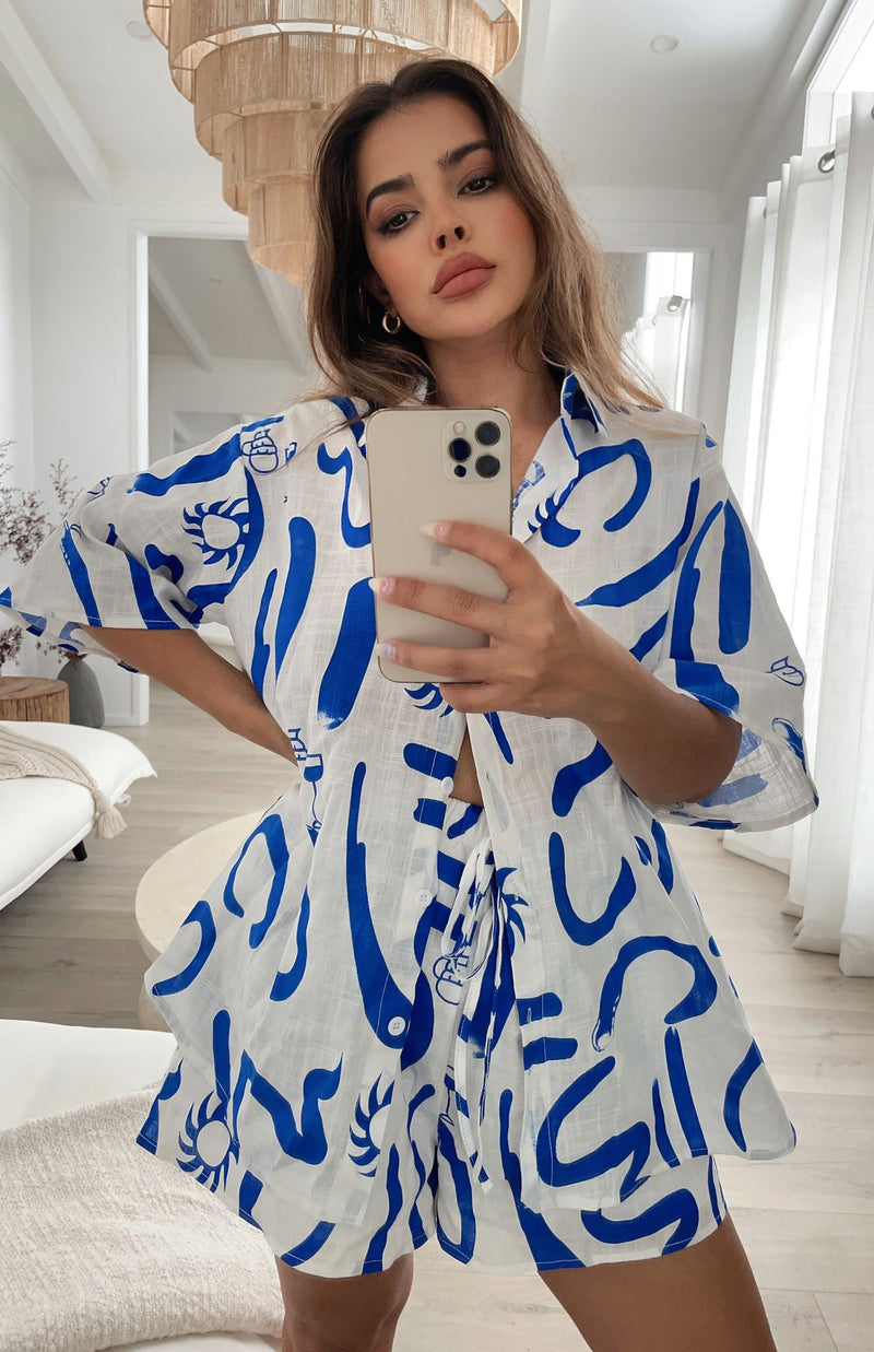 THINKER SET - BLUE/WHITE