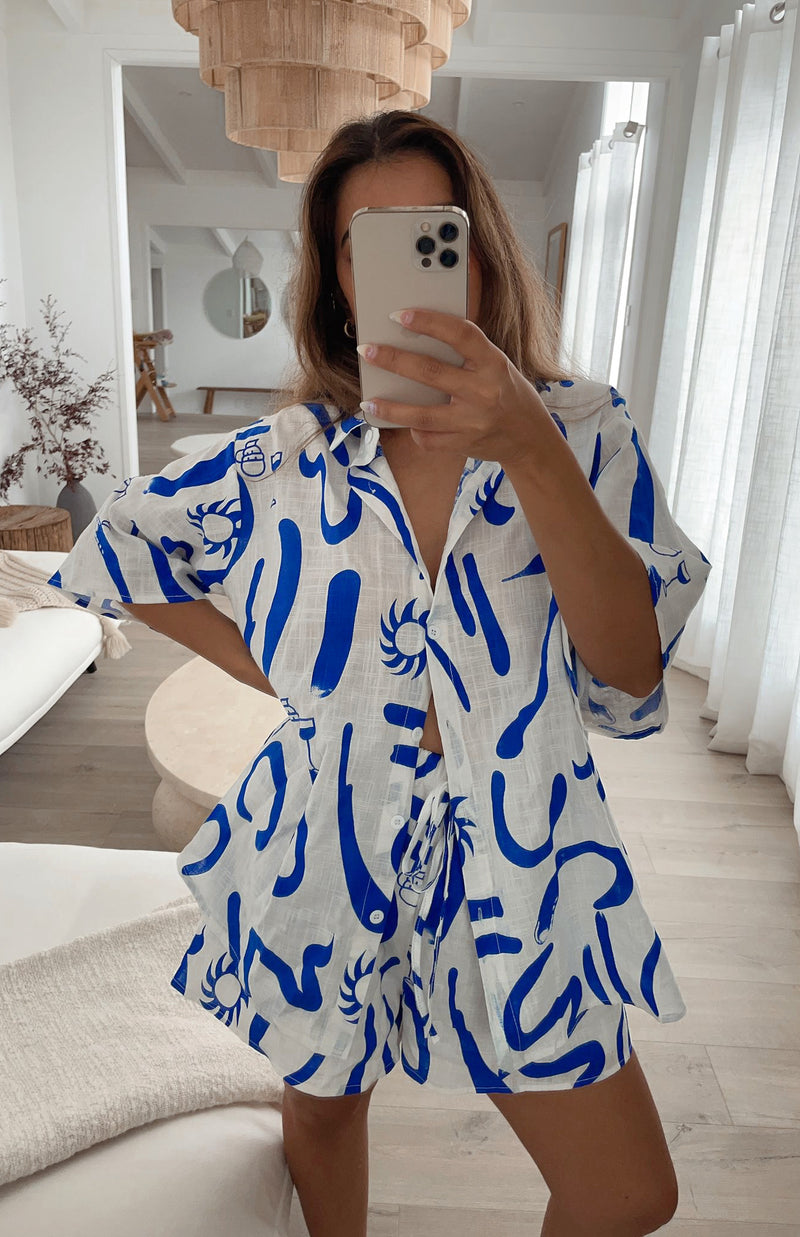 THINKER SET - BLUE/WHITE