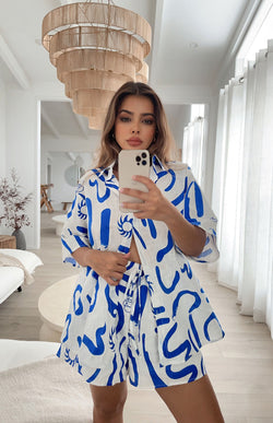 THINKER SET - BLUE/WHITE
