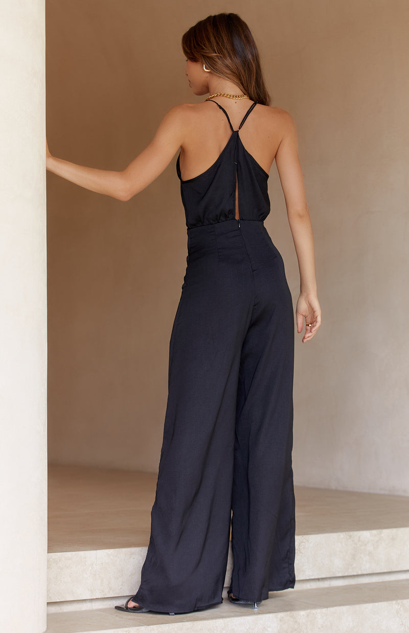 MOSS JUMPSUIT - BLACK