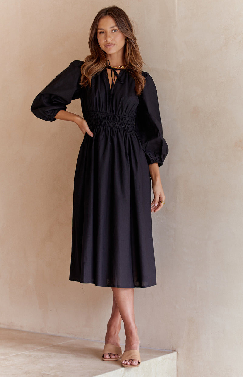MEENA DRESS - BLACK