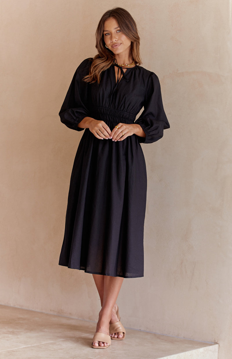MEENA DRESS - BLACK