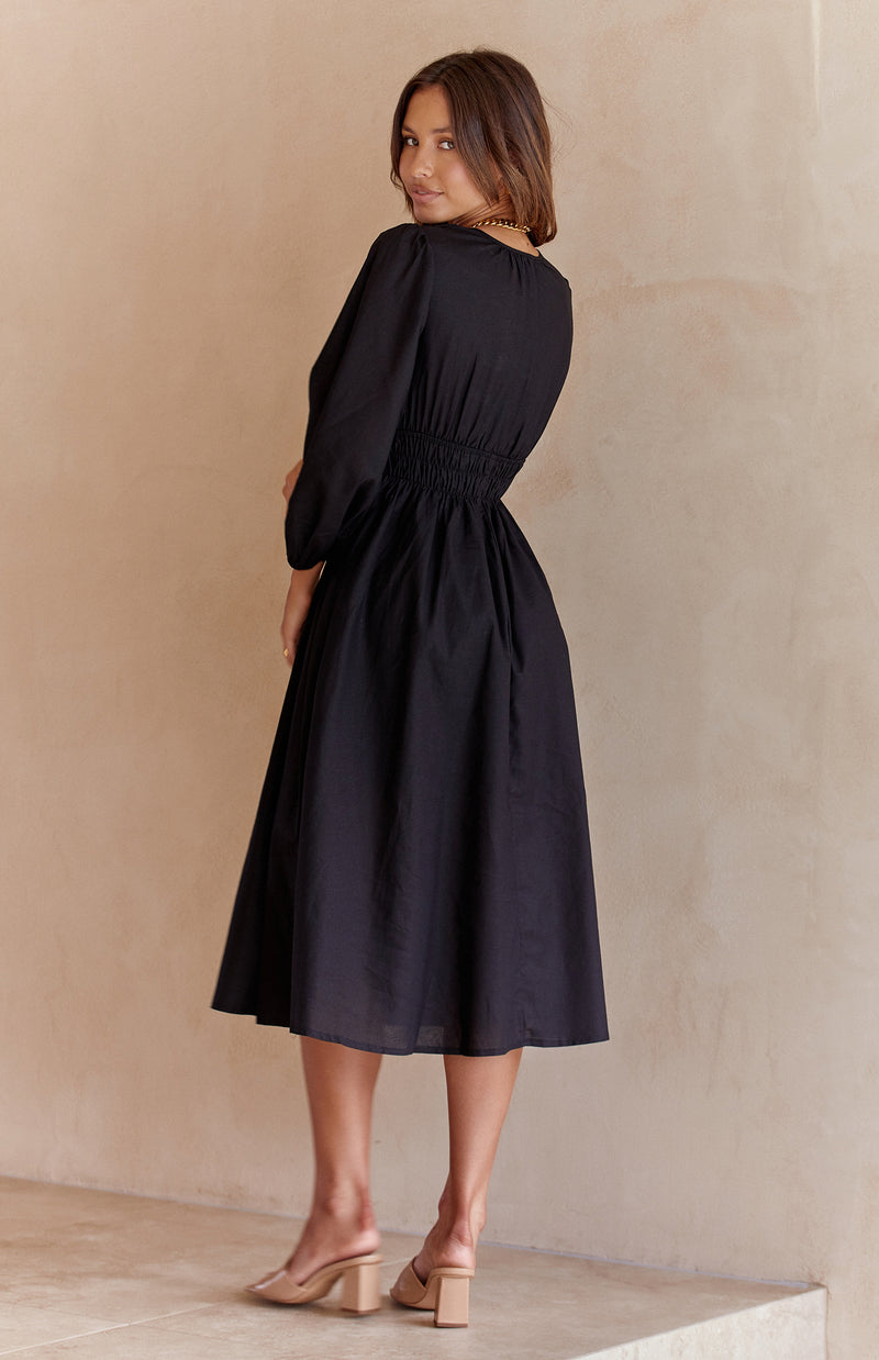 MEENA DRESS - BLACK