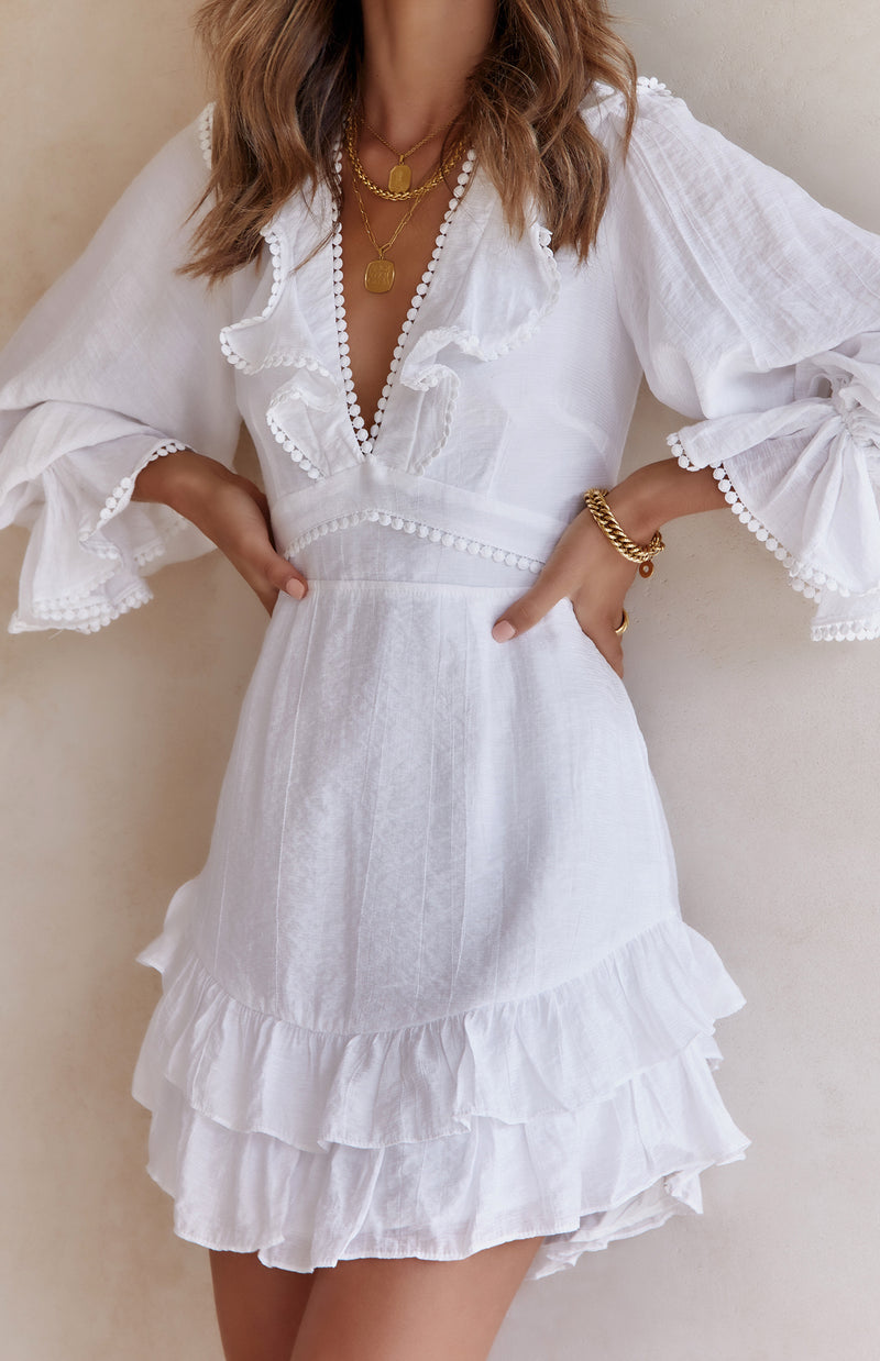 MALONY DRESS - WHITE