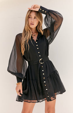 FERRIS DRESS - BLACK