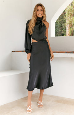 GRANITE DRESS - BLACK