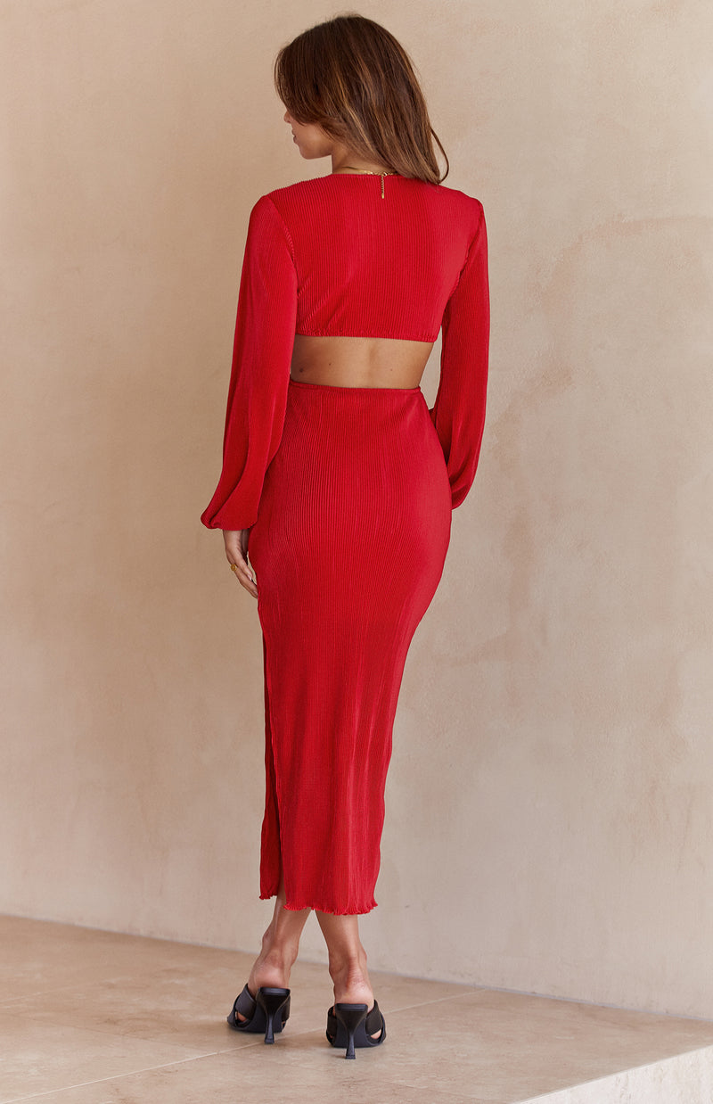 MALIKA DRESS - RED