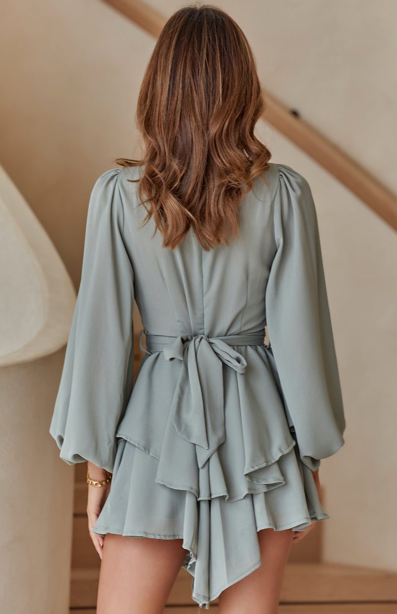 KRAMA PLAYSUIT - SAGE