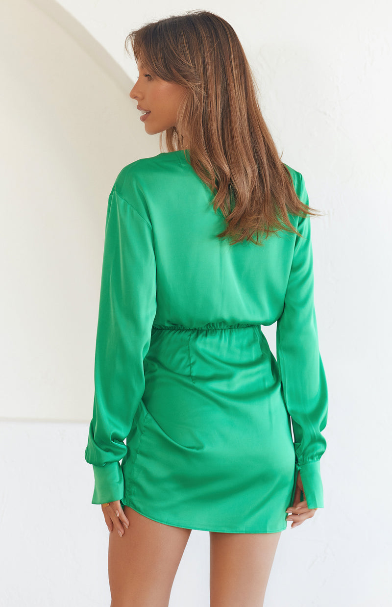 AUFA DRESS - GREEN
