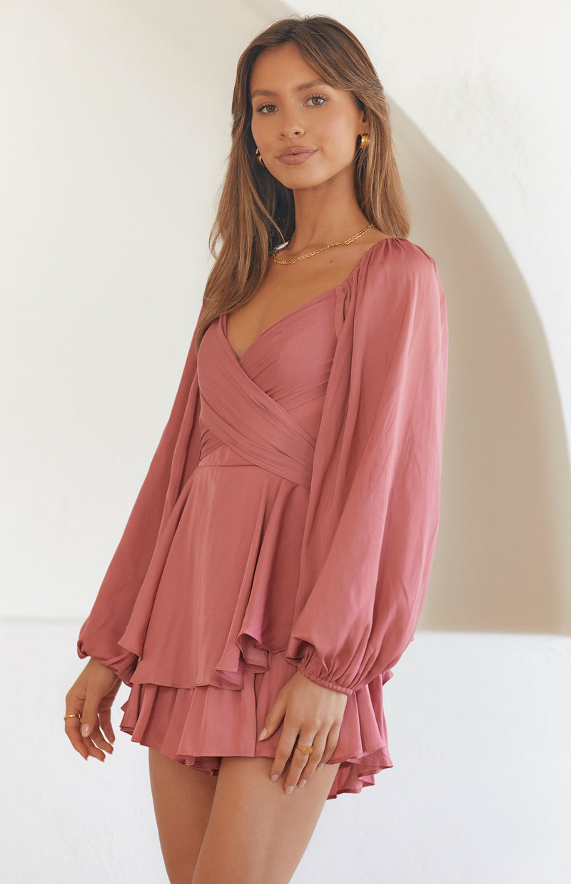 TEMPLE PLAYSUIT - ROSE