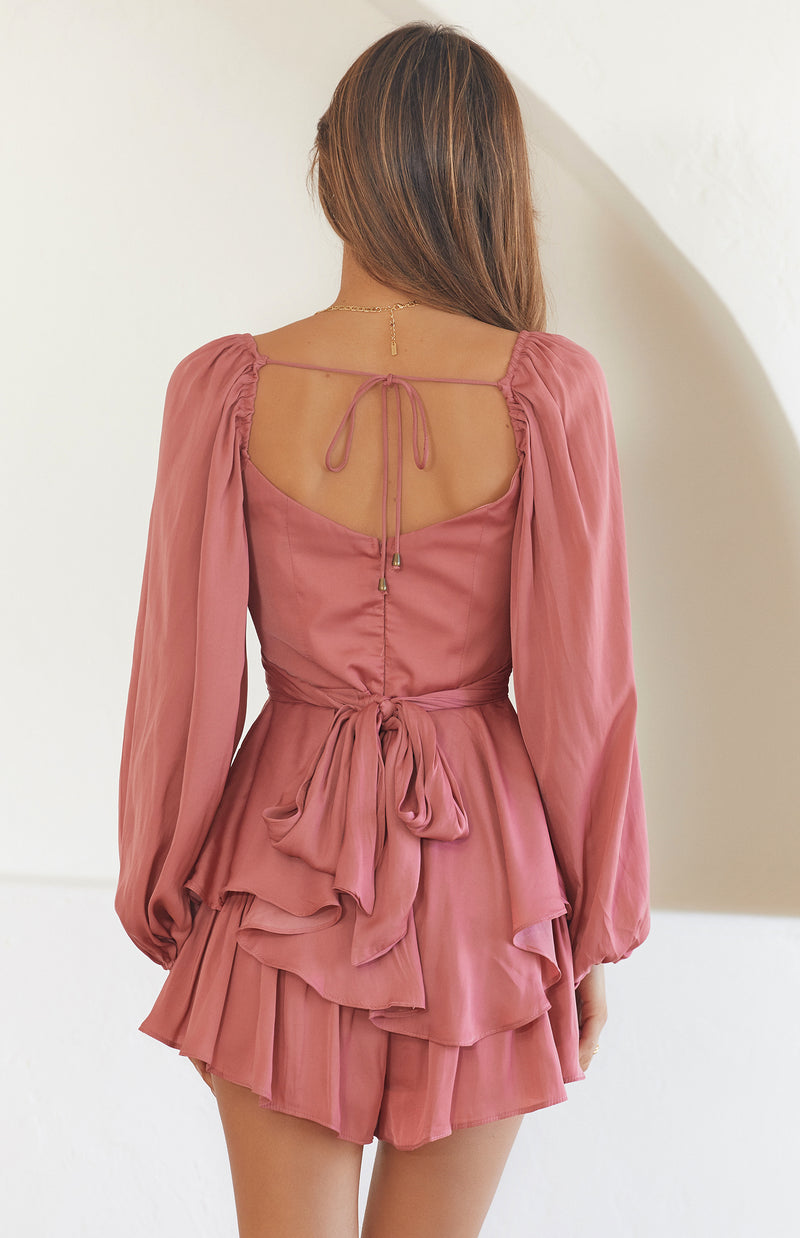 TEMPLE PLAYSUIT - ROSE