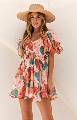 AYSE DRESS - RED PRINT