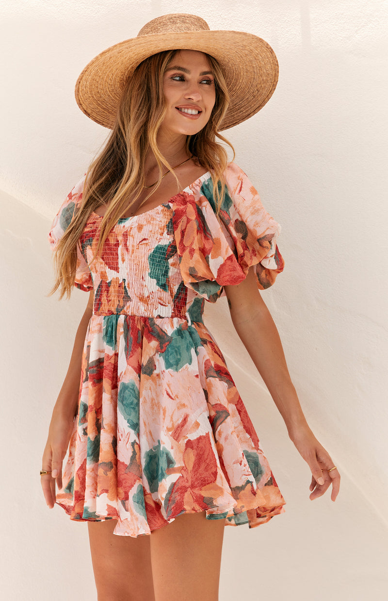 AYSE DRESS - RED PRINT