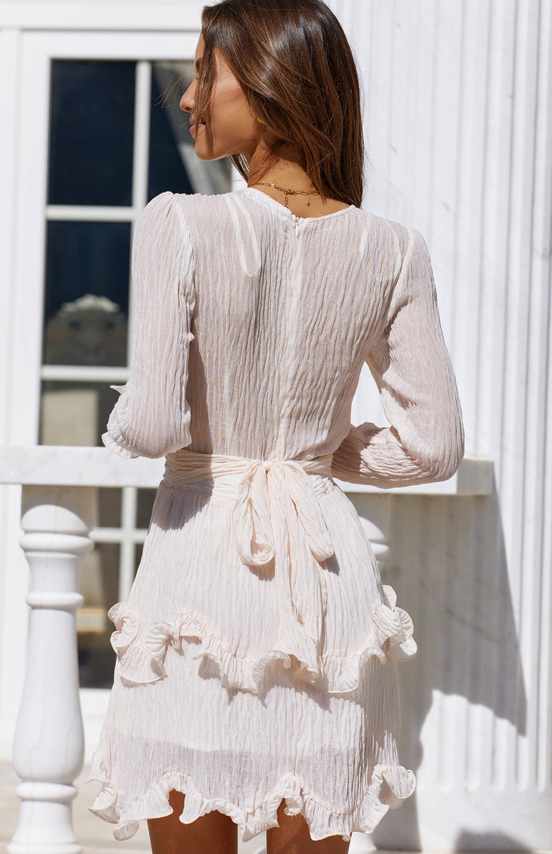 LENE DRESS - BEIGE