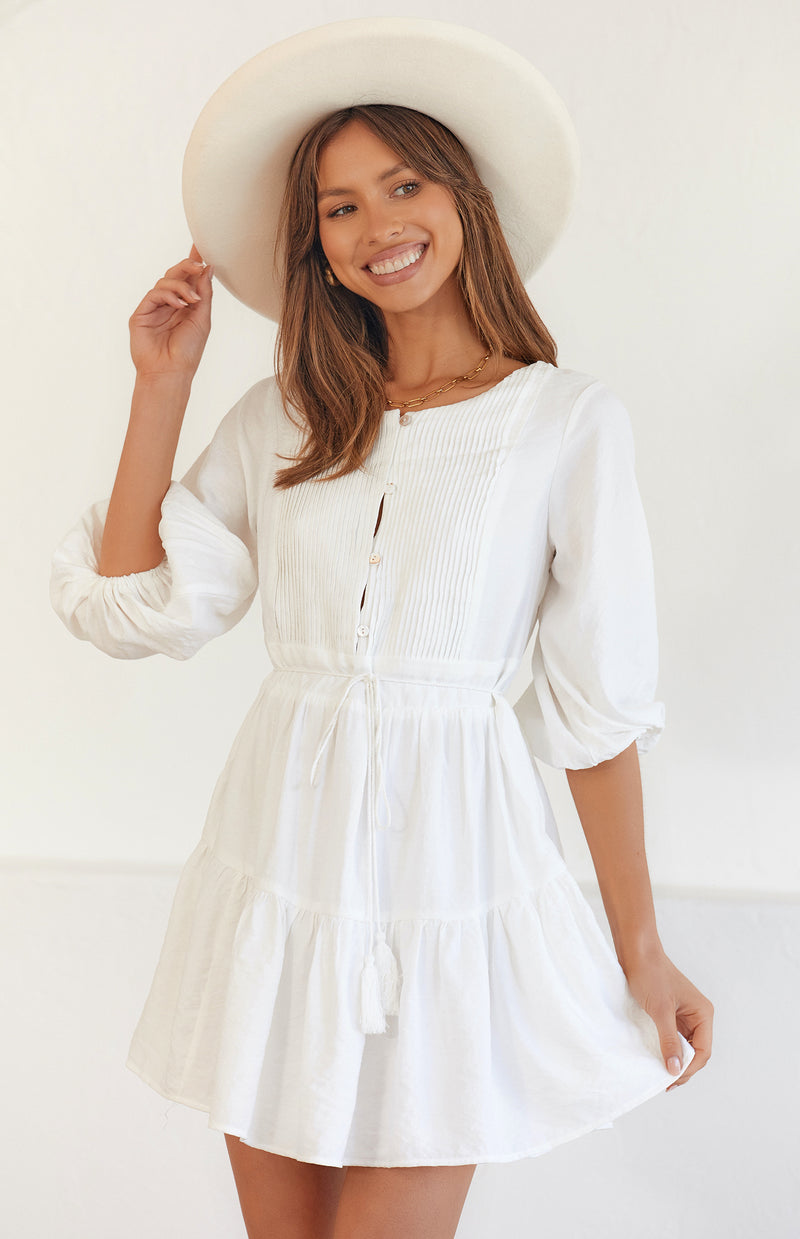 CARGO DRESS - WHITE