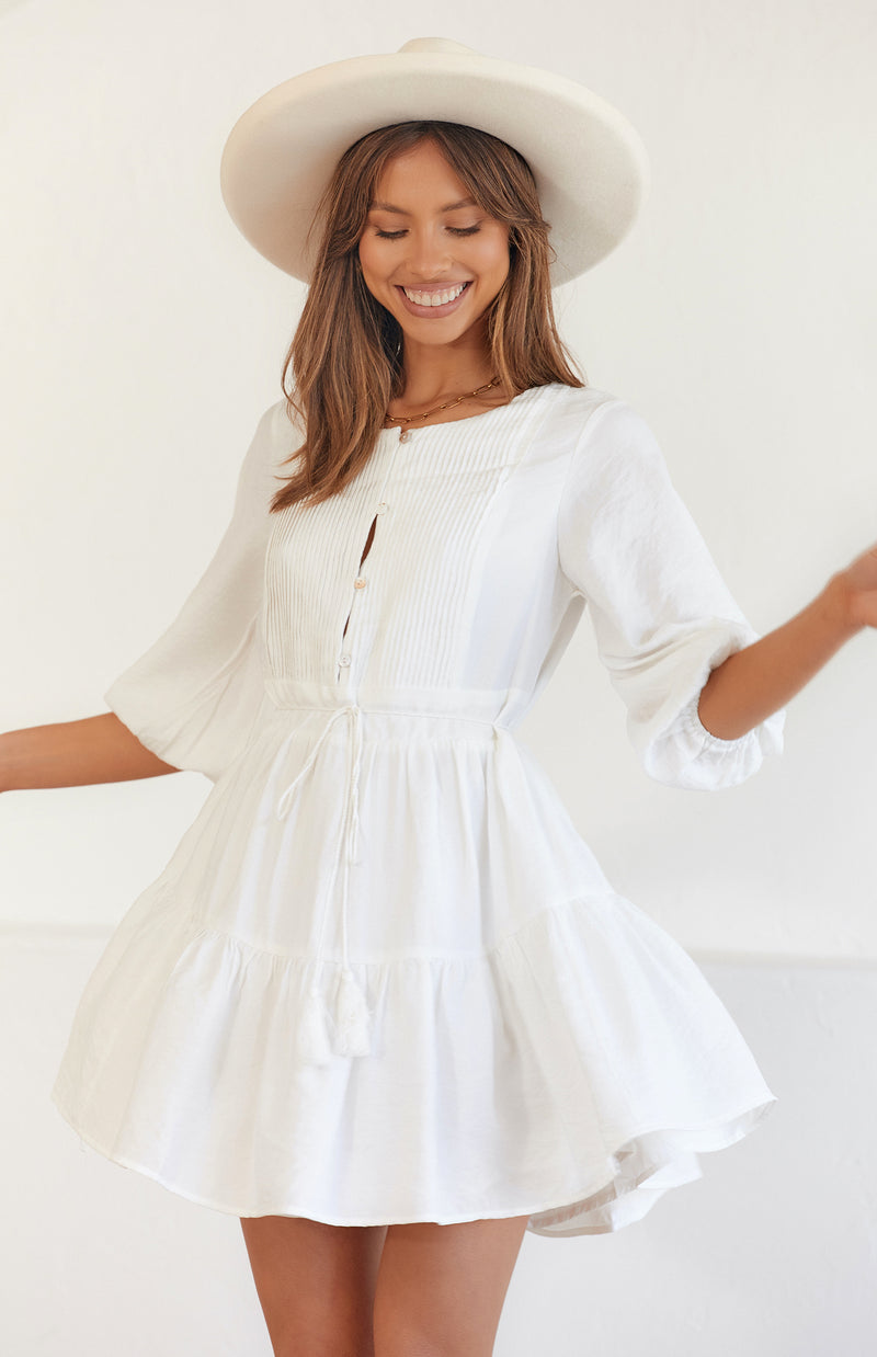 CARGO DRESS - WHITE