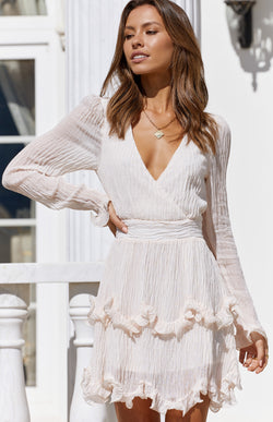 LENE DRESS - BEIGE