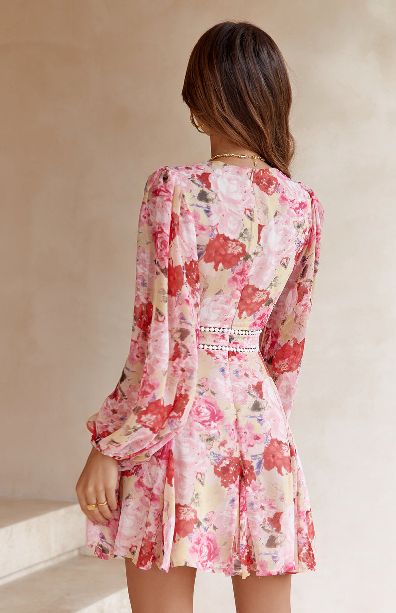 YOTTO DRESS - PINK PRINT