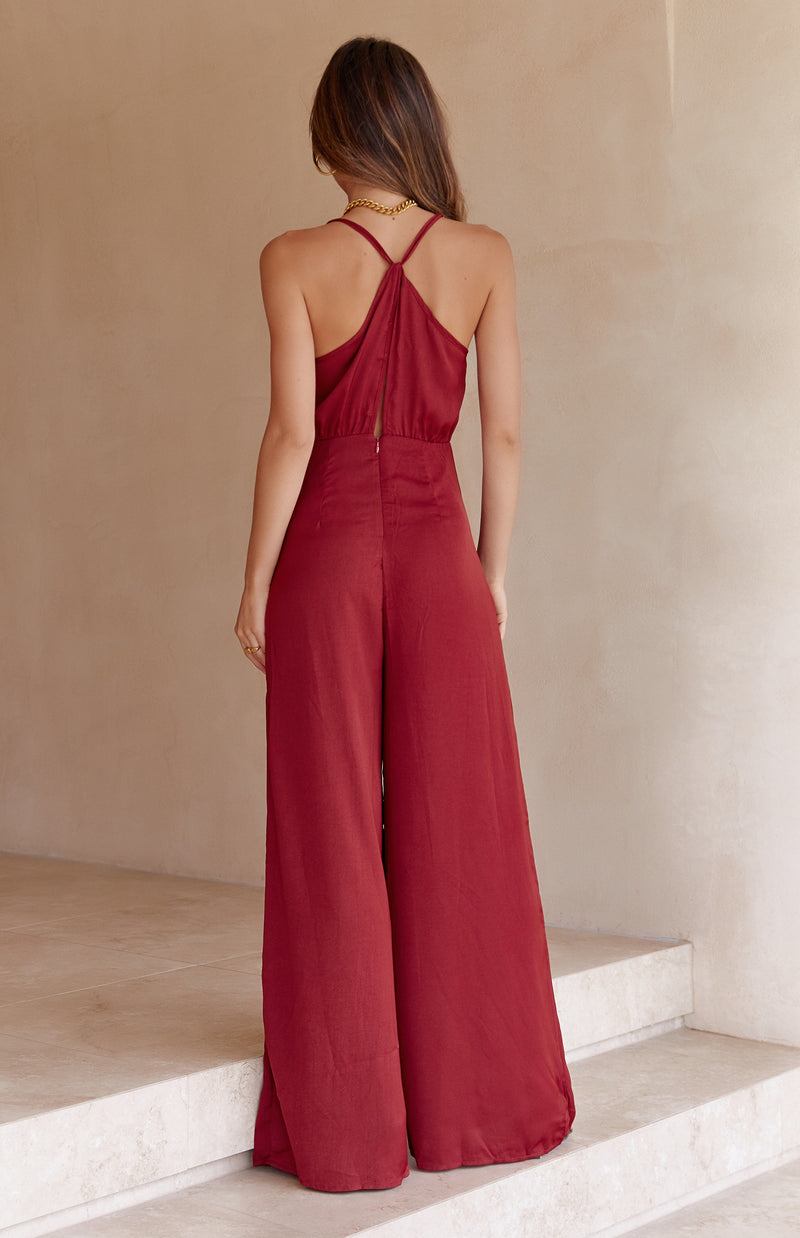 MOSS JUMPSUIT - RUST