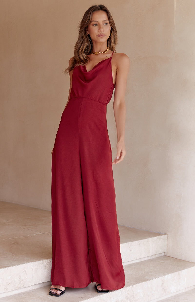 MOSS JUMPSUIT - RUST