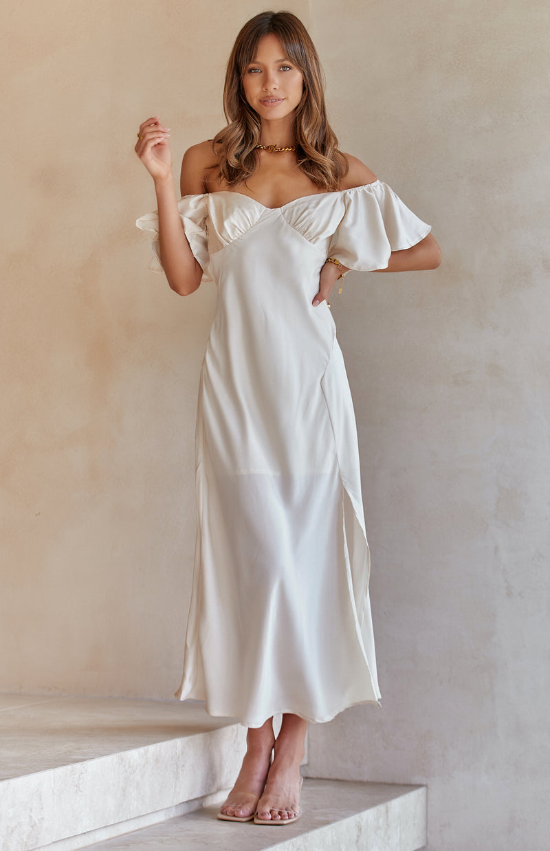 OMAHA DRESS - CHAMPAGNE