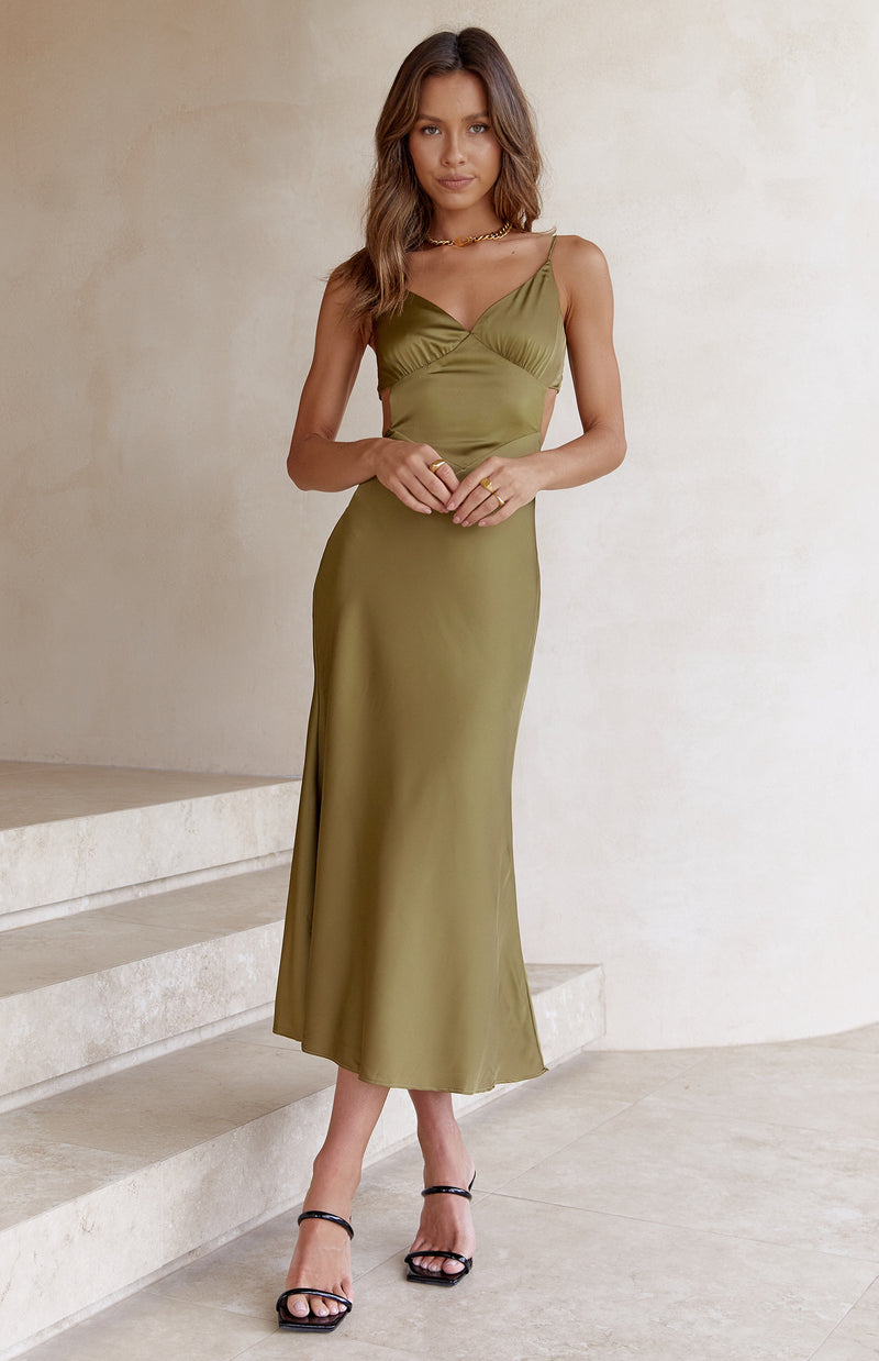 RENDER DRESS - OLIVE