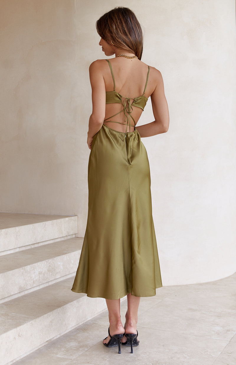 RENDER DRESS - OLIVE