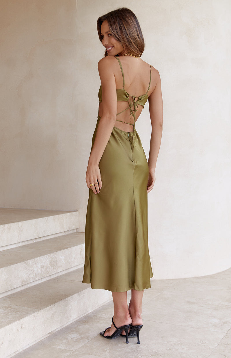RENDER DRESS - OLIVE