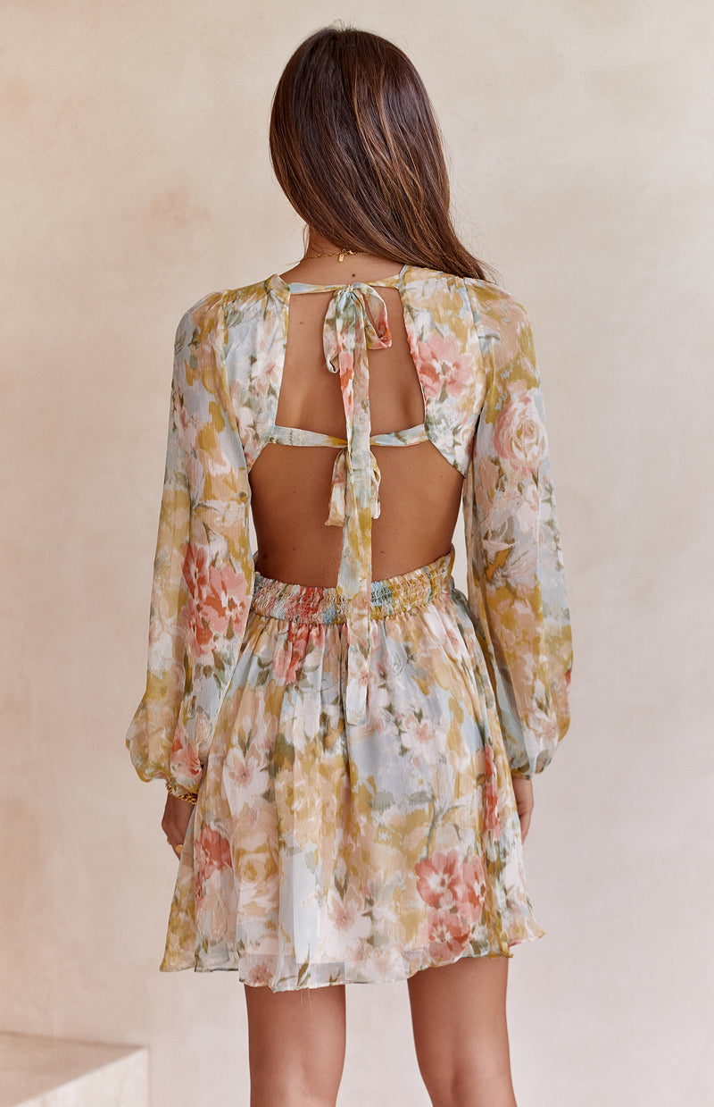 ABBIE DRESS - YELLOW PRINT