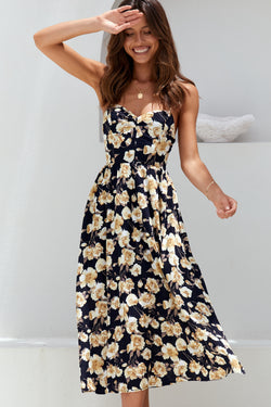 GLASSHOUSE DRESS - BLACK PRINT