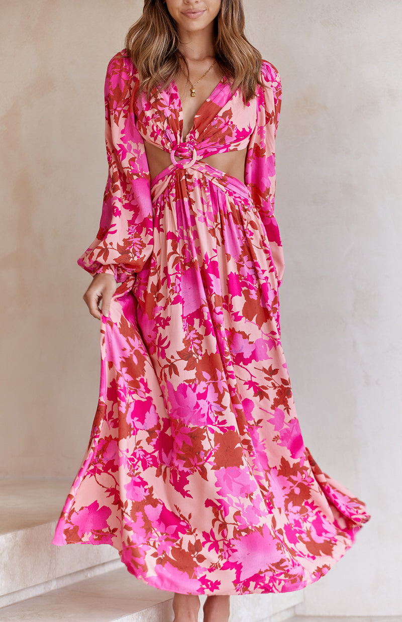 PARK DRESS - PINK PRINT