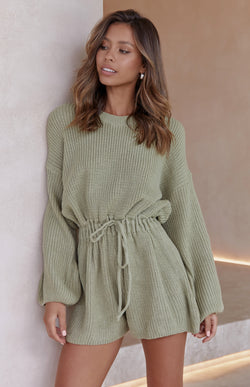 JUPITER PLAYSUIT - OLIVE