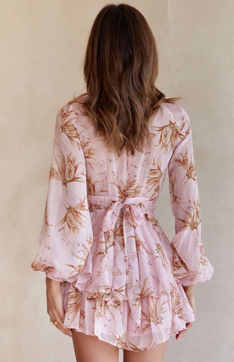 FREYA PLAYSUIT - PINK PRINT