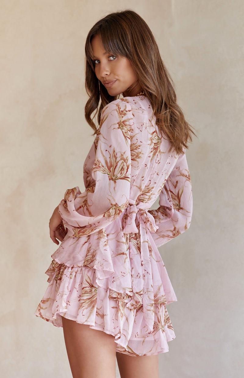 FREYA PLAYSUIT - PINK PRINT